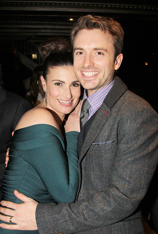 James Snyder Idina Menzel Broadway If/Then Opening Night