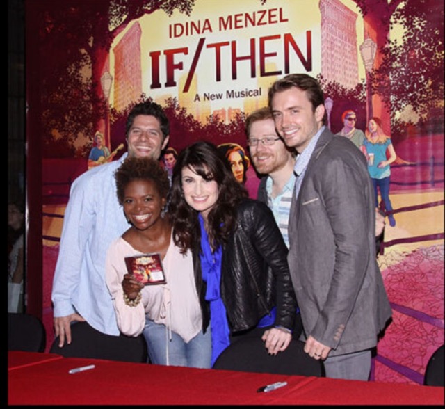 James Snyder and If/Then Broadway Cast